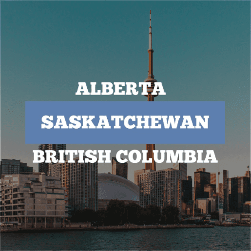 Alberta - Saskatchewan - British Colombia